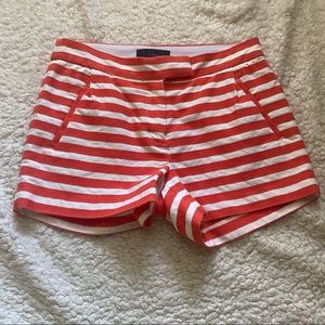 J. Crew Striped Cotton Structured Short